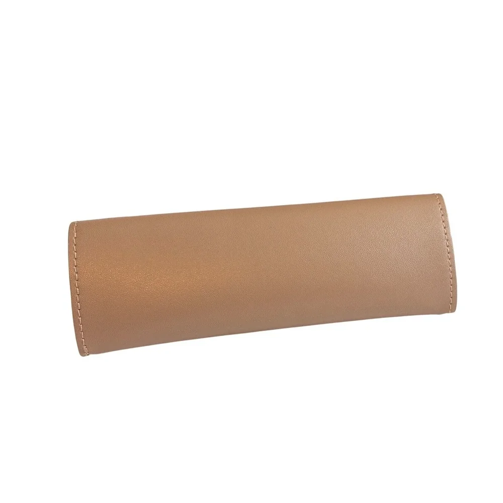 Burberry London England Tan Brown Triangular Sunglasses Case Magnetic Hard Shell